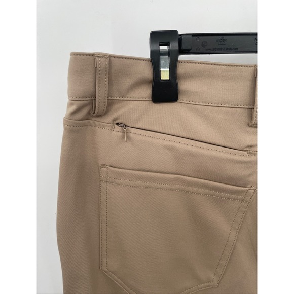 True Classic 36x30 Khaki Comfort Knit Slim Chino Pants NEW - Picture 5 of 7